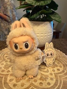 Plush Bunny Costume Collectible Figure - Beige